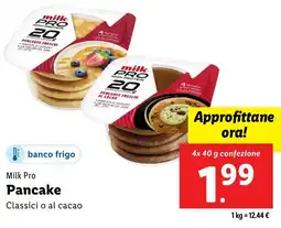 Lidl Milk Pro Pancake offerta