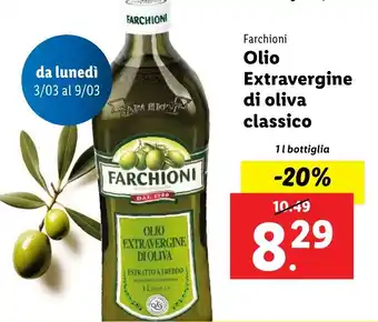 Lidl Farchioni Olio Extravergine di oliva classico offerta