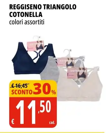 Tigros Reggiseno triangolo COTONELLA offerta