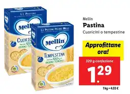 Lidl Mellin Pastina offerta