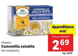 Lidl L'Angelica Camomilla solubile offerta