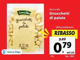 Lidl Nonna Mia Gnocchetti di patate offerta