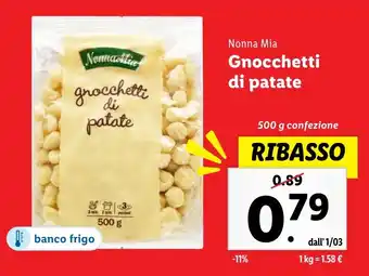 Lidl Nonna Mia Gnocchetti di patate offerta