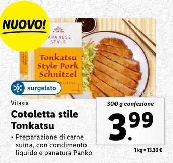 Lidl Vitasia Cotoletta stile Tonkatsu offerta