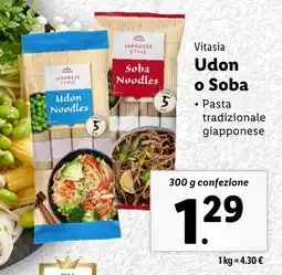 Lidl Vitasia Udon o Soba offerta