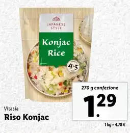 Lidl Vitasia Riso Konjac offerta