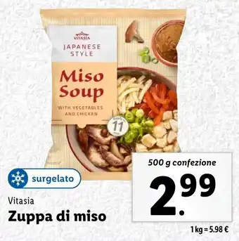 Lidl Vitasia Zuppa di miso offerta