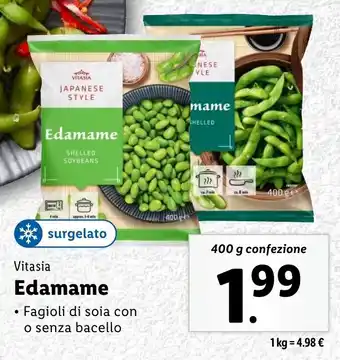 Lidl Vitasia Edamame offerta