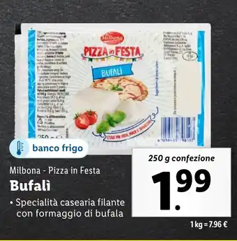 Lidl Milbona - Pizza in Festa Bufalì offerta