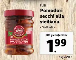 Lidl Polli Pomodori secchi alla siciliana offerta