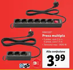 Lidl PARKSIDE Presa multipla offerta