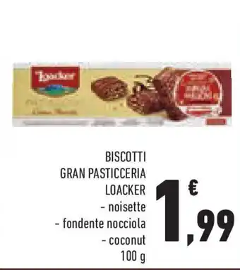 Conad Superstore Biscotti gran pasticceria LOACKER offerta