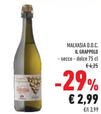 Conad Superstore Malvasia d.o.c. IL GRAPPOLO offerta