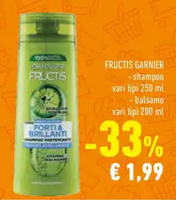 Conad Superstore Fructis GARNIER Shampoo-balsamo offerta