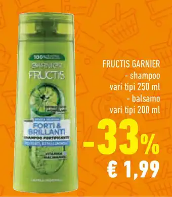 Conad Superstore Fructis GARNIER Shampoo-balsamo offerta