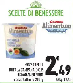 Conad Superstore Mozzarella bufala campana d.o.p. CONAD ALIMENTUM offerta