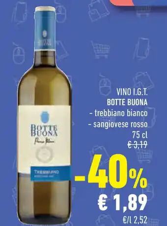 Conad Superstore Vino i.g.t. BOTTE BUONA offerta