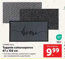 Lidl LIVARNO home Tappeto catturasporco 67 x 120 cm offerta