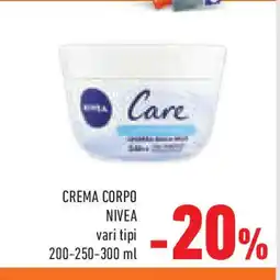 Conad Superstore Crema corpo NIVEA vari tipi offerta