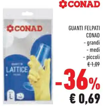 Conad Superstore Guanti felpati CONAD offerta