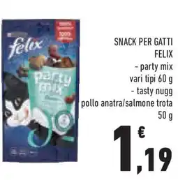 Conad Superstore Snack per gatti FELIX offerta