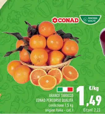 Conad Superstore Arance tarocco CONAD PERCORSO QUALITÀ offerta