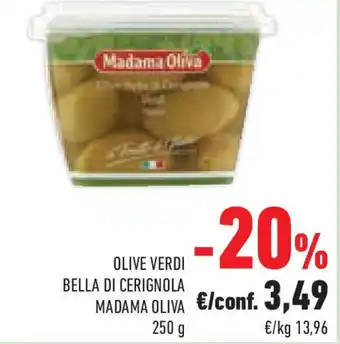 Conad Superstore Olive verdi bella di cerignola MADAMA OLIVA offerta