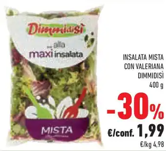 Conad Superstore Insalata mista con valeriana DIMMIDISÌ offerta