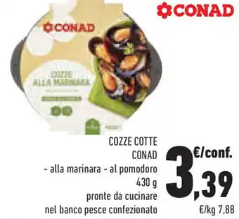 Conad Superstore Cozze cotte CONAD offerta