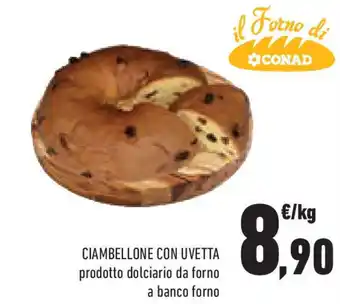 Conad Superstore Il forno di ciambellone con uvetta offerta