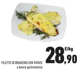 Conad Superstore Filetto di branzino con patate offerta