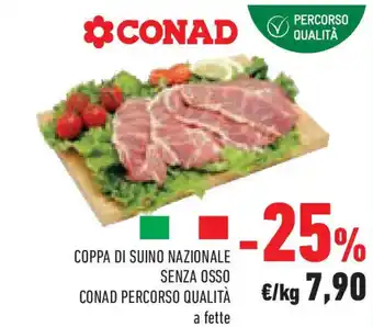 Conad Superstore Coppa di suino nazionale senza osso CONAD PERCORSO QUALITÀ offerta