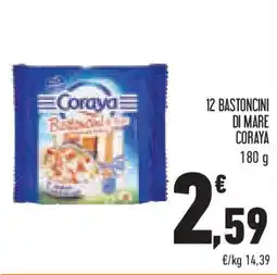 Conad Superstore 12 bastoncini di mare CORAYA offerta