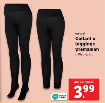 Lidl esmara Collant o leggings premaman offerta