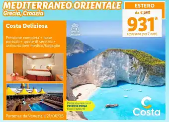 Lidl Costa Deliziosa offerta