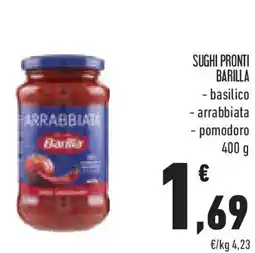 Conad Superstore Sughi pronti BARILLA offerta