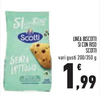 Conad Superstore Linea biscotti si con riso SCOTTI offerta