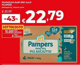 Bennet Pannolini baby-dry maxi PAMPERS offerta