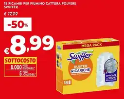 Bennet 18 ricambi per piumino cattura polvere SWIFFER offerta