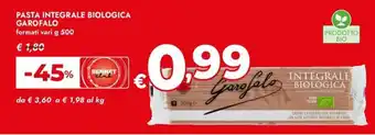 Bennet Pasta integrale biologica GAROFALO offerta