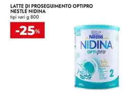 Bennet Latte di proseguimento optipro NESTLÉ NIDINA offerta