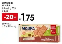 Bennet Crackers MISURA offerta