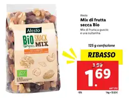 Lidl Alesto Mix di frutta secca Bio offerta