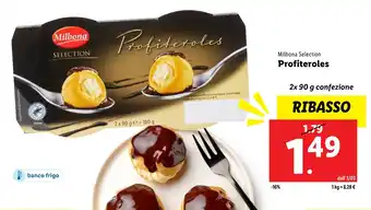 Lidl Milbona selection profiteroles offerta