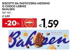 Bennet Biscotti da pasticceria messino o choco liebniz BAHLSEN offerta