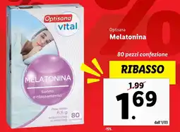 Lidl Optisana melatonina offerta