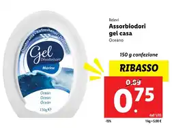 Lidl Relevi Assorbiodori gel casa Oceano offerta