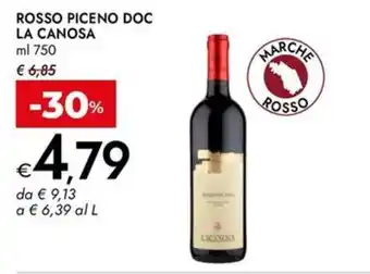 Bennet Rosso piceno doc LA CANOSA offerta