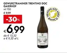 Bennet Gewurztraminer trentino doc GAIERHOF offerta