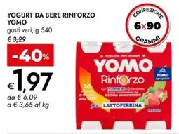 Bennet Yogurt da bere rinforzo YOMO offerta